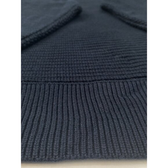 Outerknown Sweater Mens XXL Blue Organic Cotton Alpaca Wool Heavyweight Crew - Picture 5 of 16